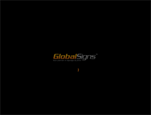 Tablet Screenshot of globalsigns.net.au