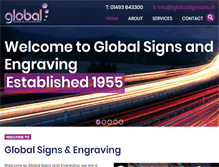 Tablet Screenshot of globalsigns.co.uk